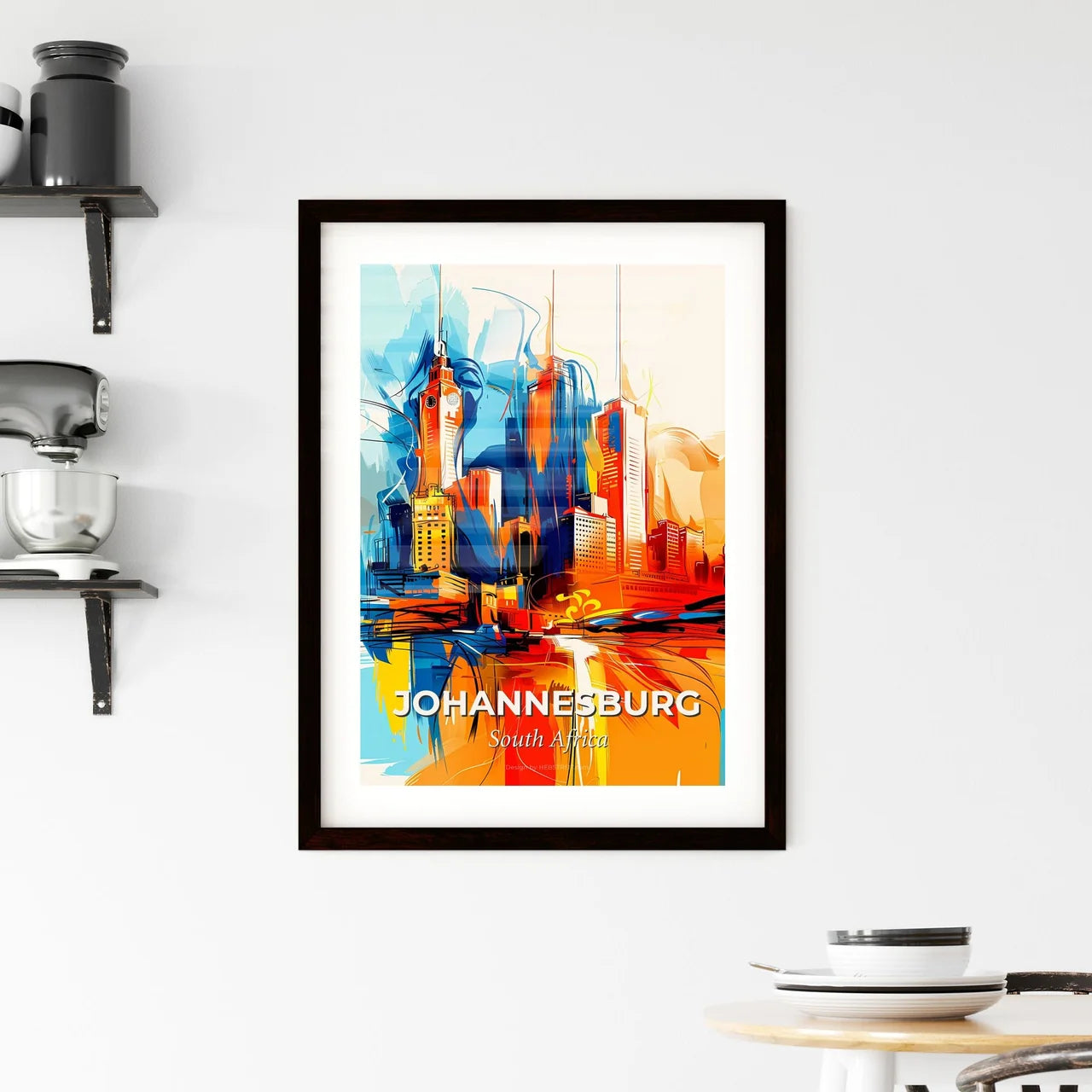 Vibrant Johannesburg, South Africa Framed Print