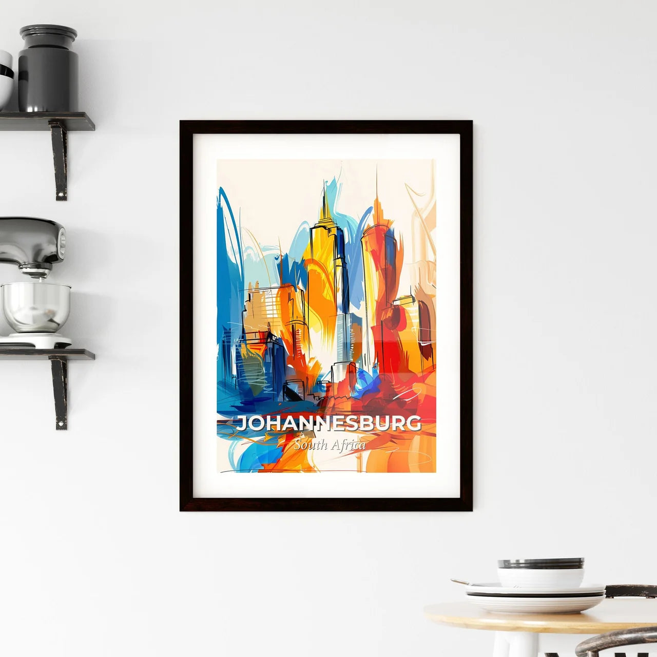 Vibrant Johannesburg, South Africa Framed Print