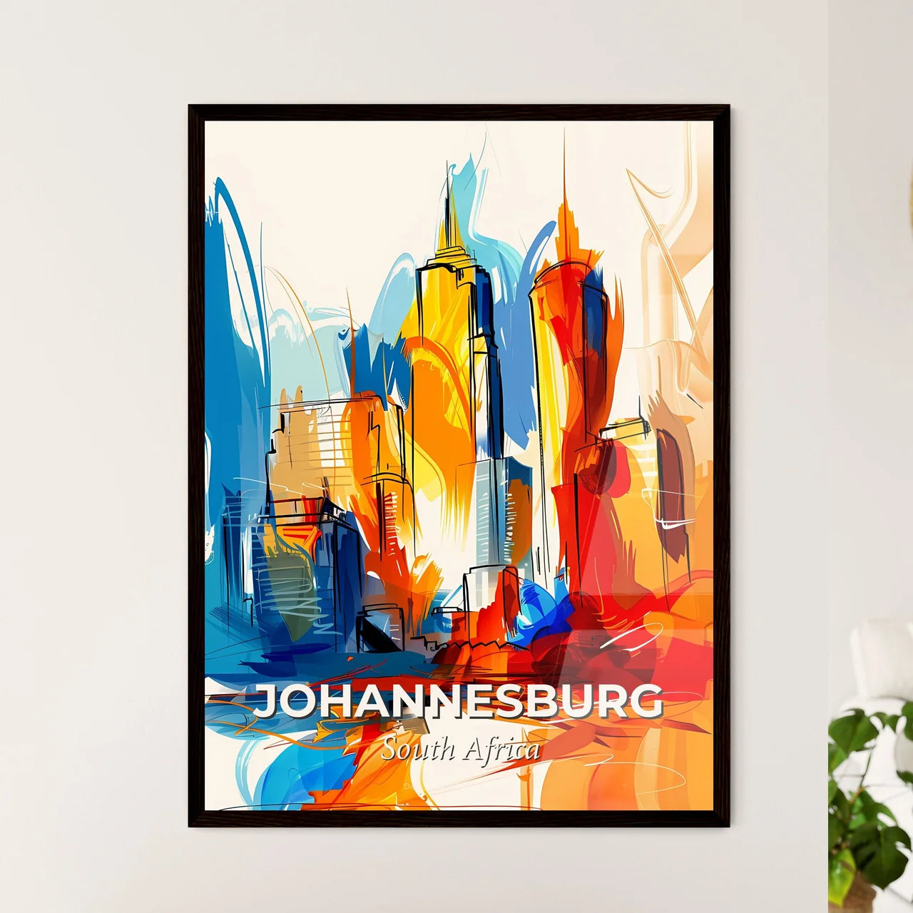 Vibrant Johannesburg, South Africa Art Print