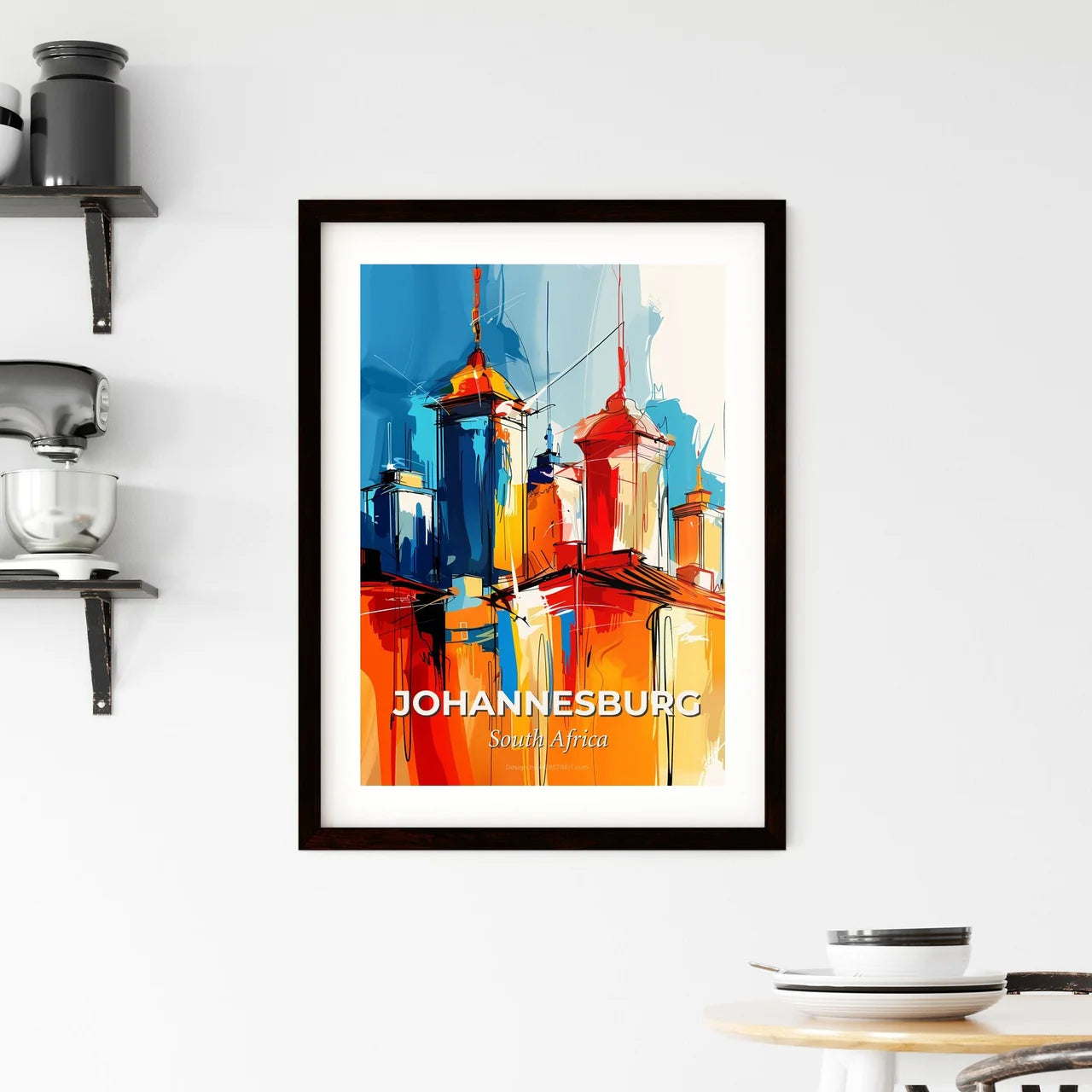 Vibrant Johannesburg, South Africa Framed Print