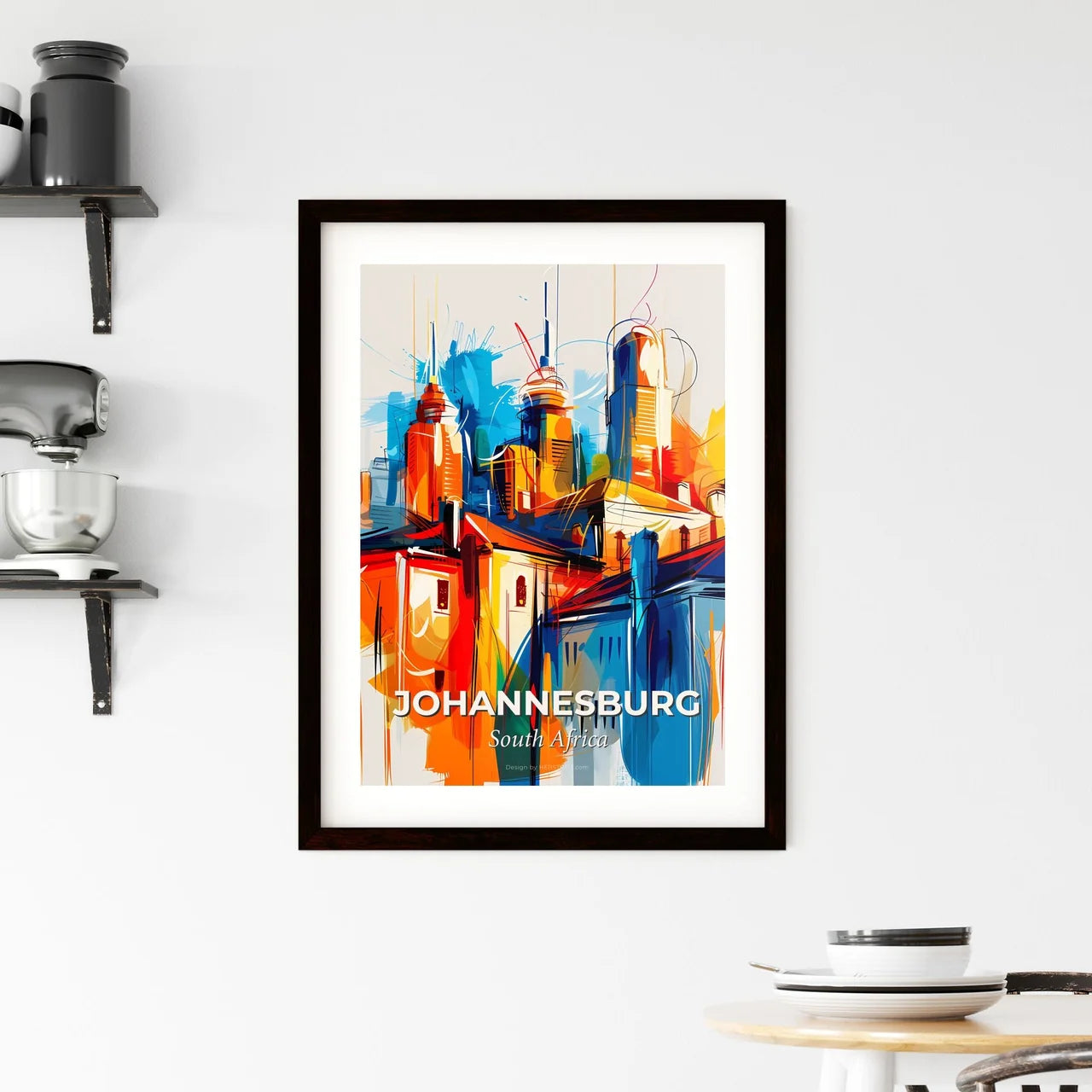 Vibrant Johannesburg, South Africa Framed Print