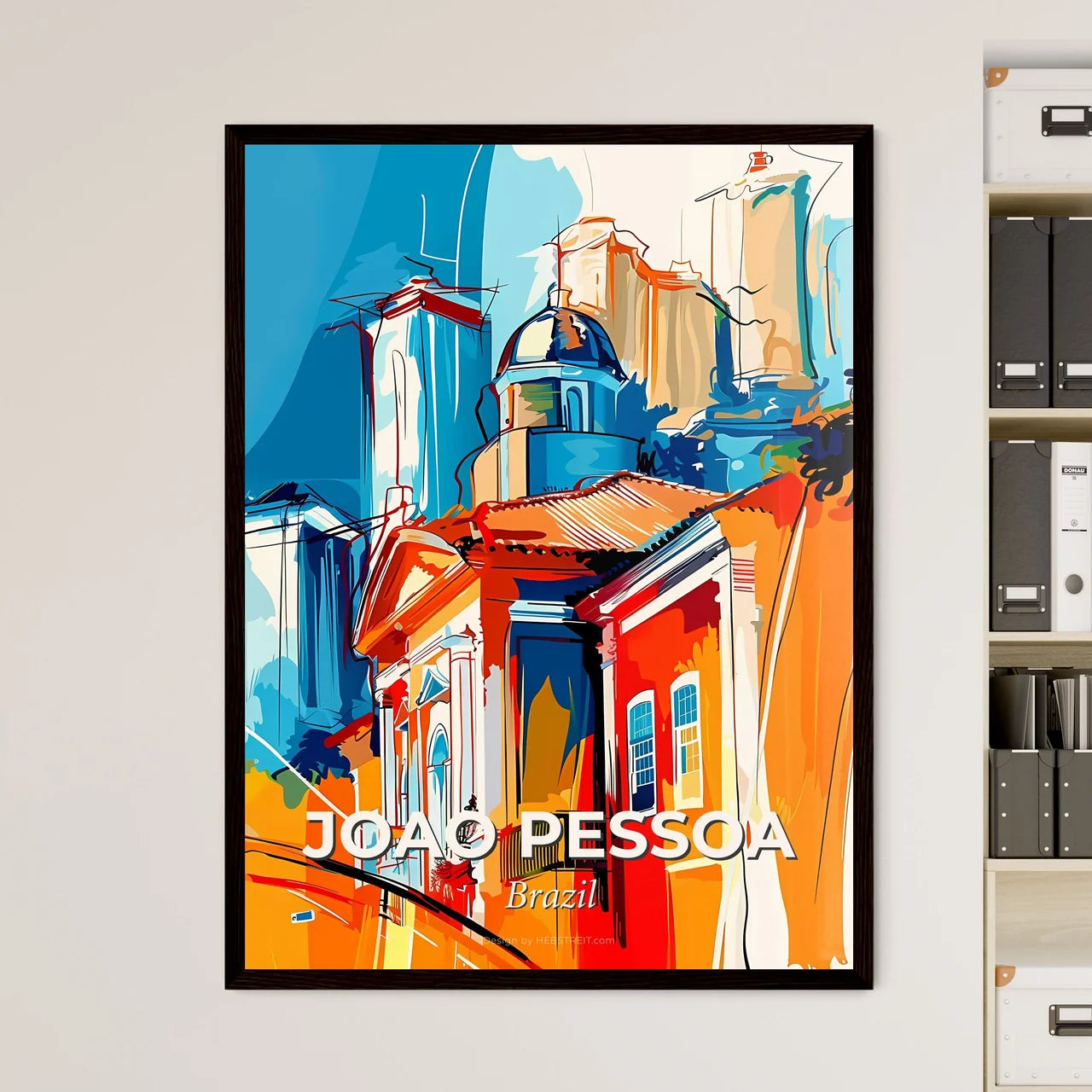 Vibrant Joao Pessoa, Brazil Art Print