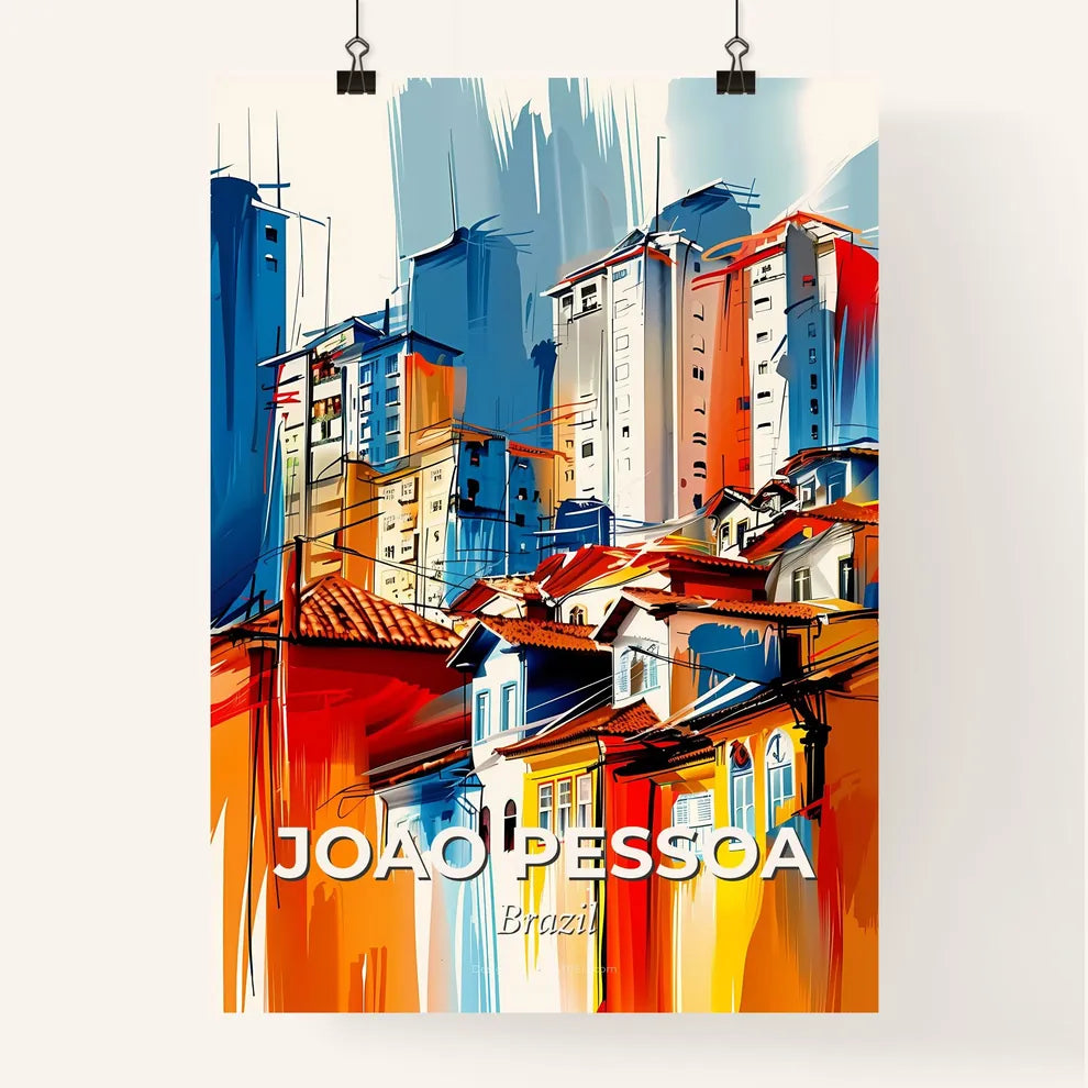 Vibrant Joao Pessoa, Brazil Poster