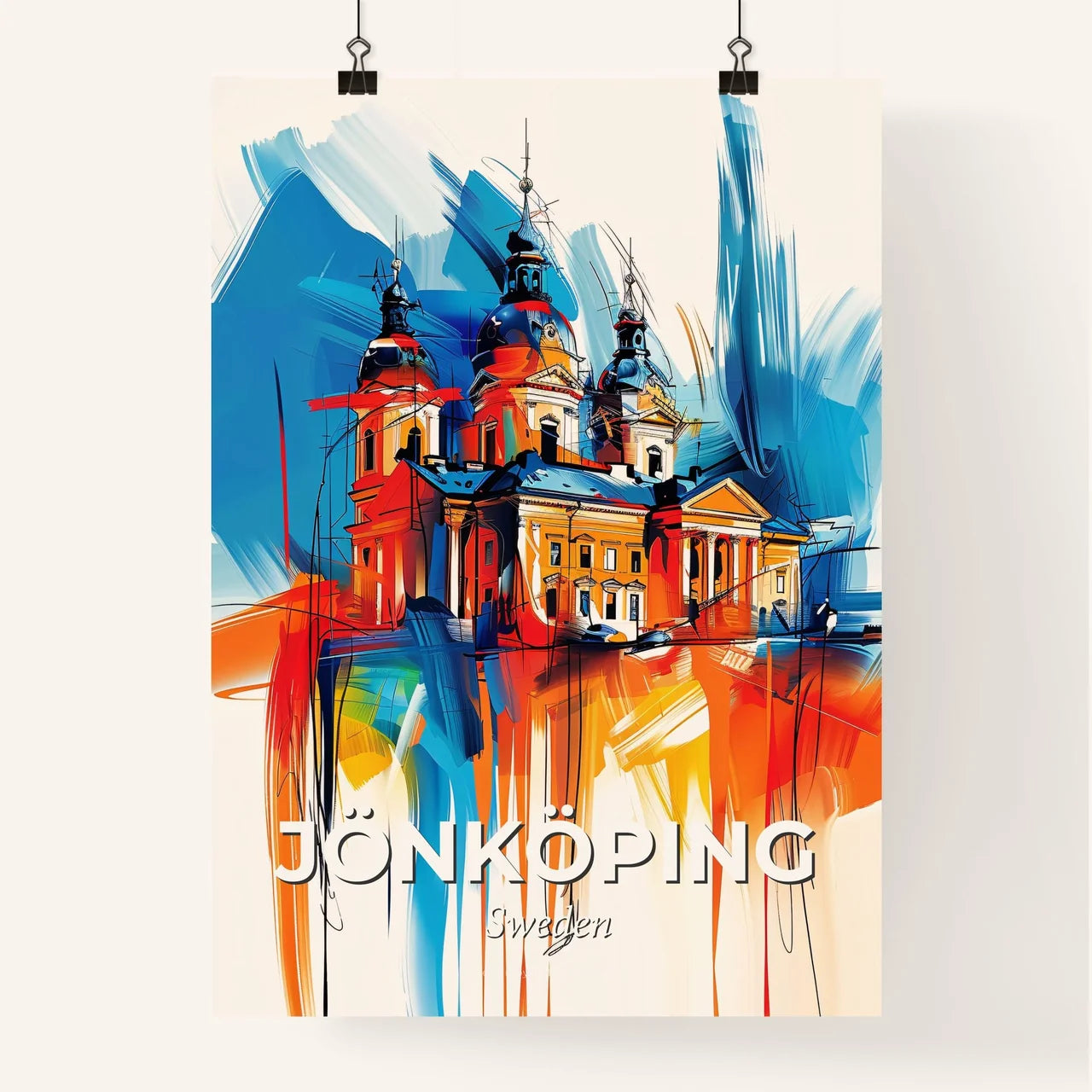 Vibrant Jönköping, Sweden Poster