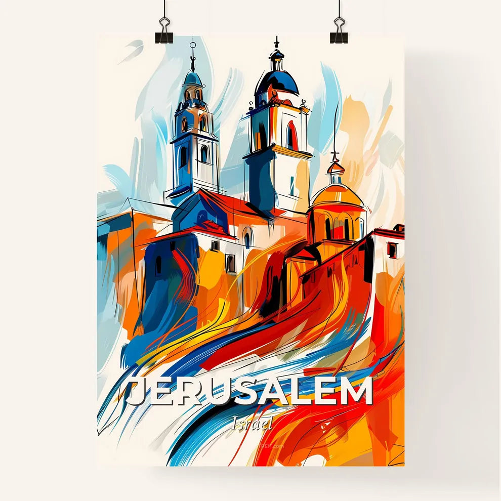 Vibrant Jerusalem, Israel Poster