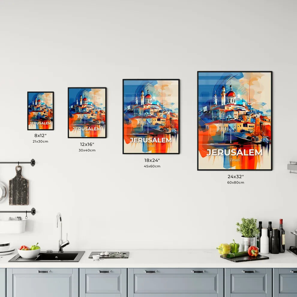 Vibrant Jerusalem, Israel Kitchen Art