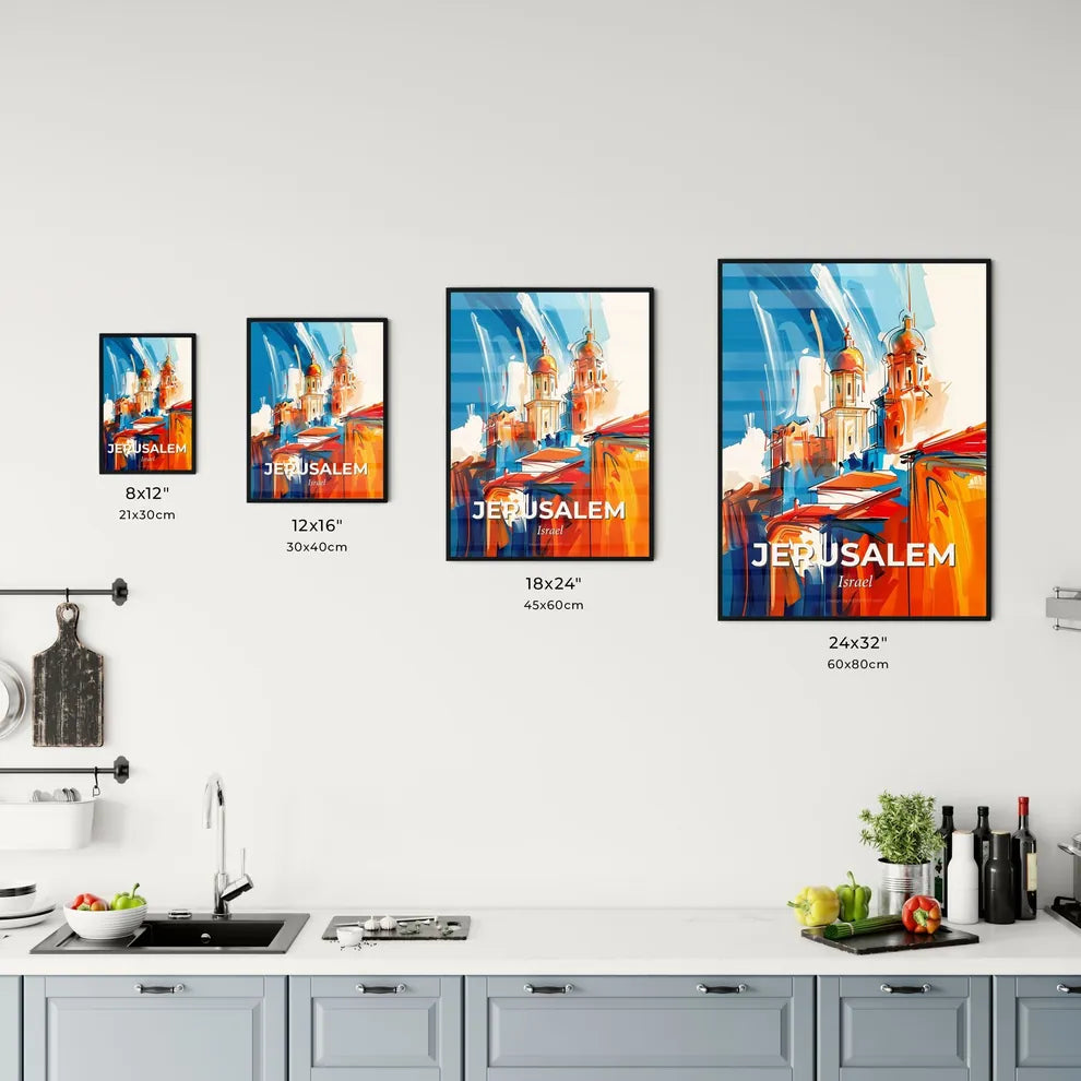 Vibrant Jerusalem, Israel Kitchen Art