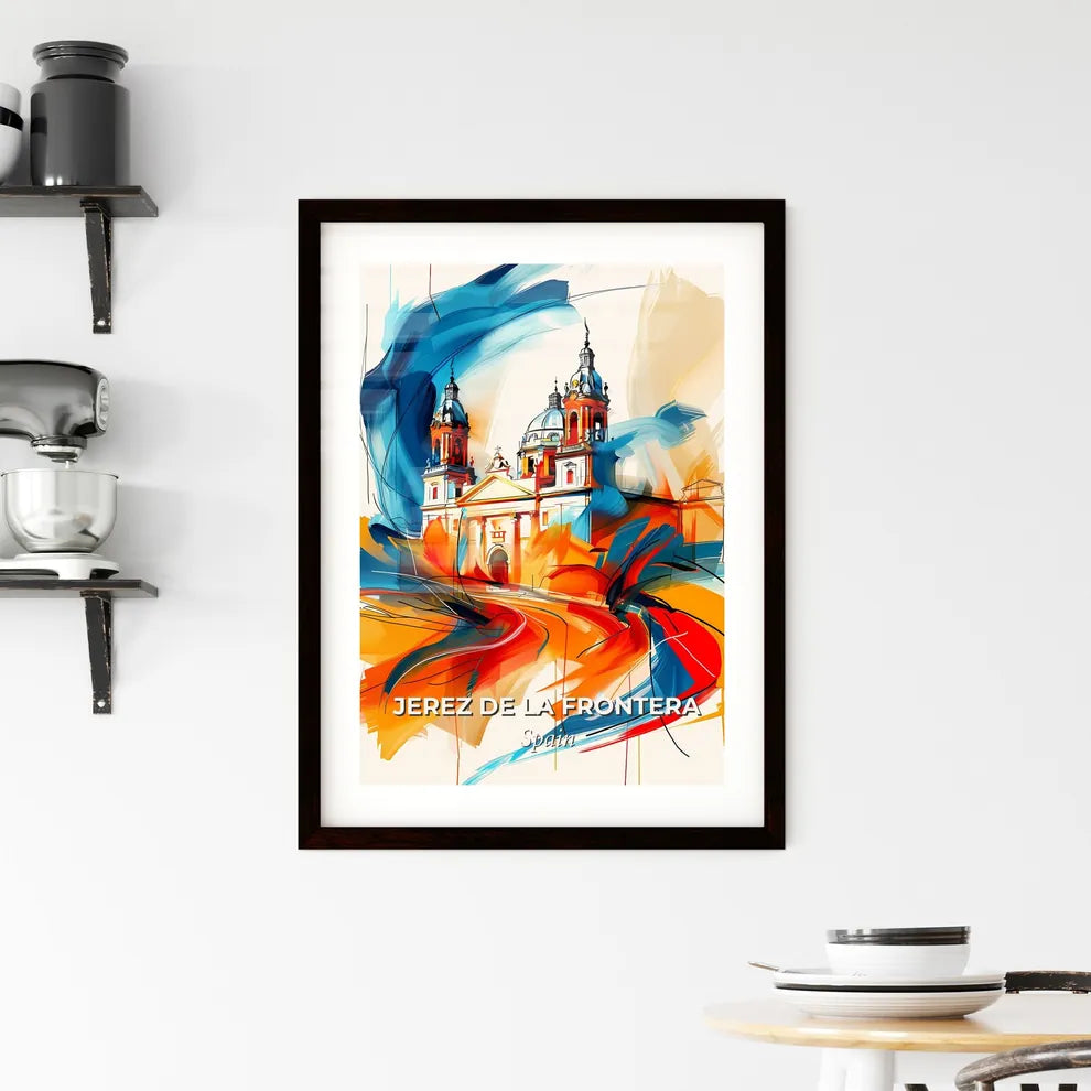 Vibrant Jerez De La Frontera, Spain Framed Print