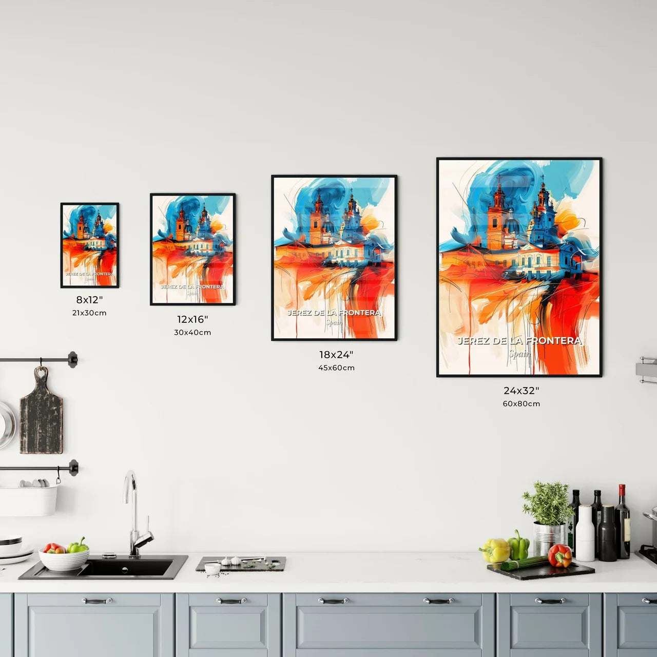 Vibrant Jerez De La Frontera, Spain Kitchen Art