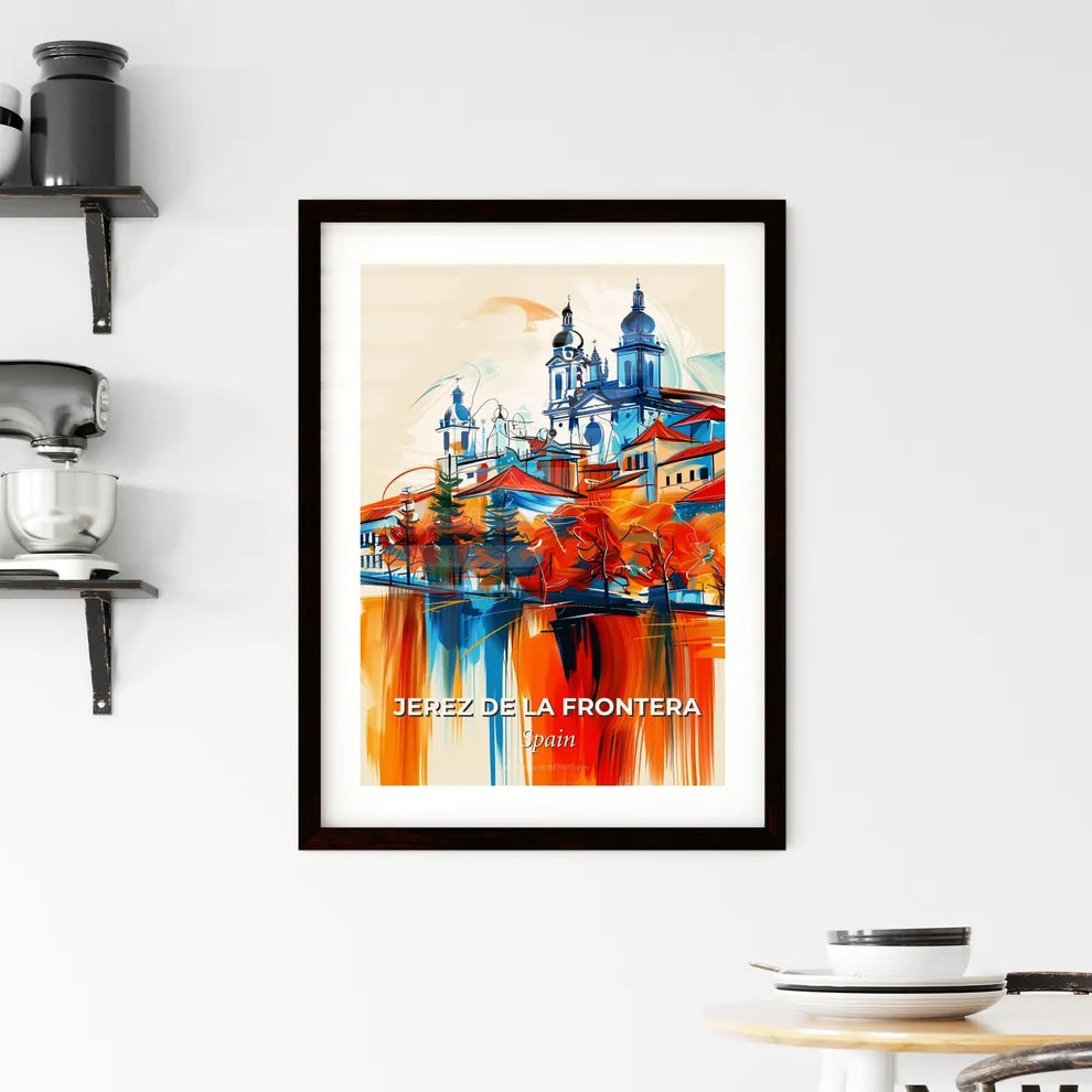 Vibrant Jerez De La Frontera, Spain Framed Print