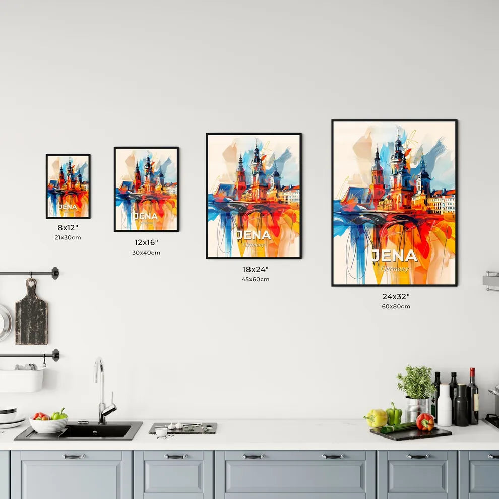 Vibrant Jena, Germany Kitchen Art