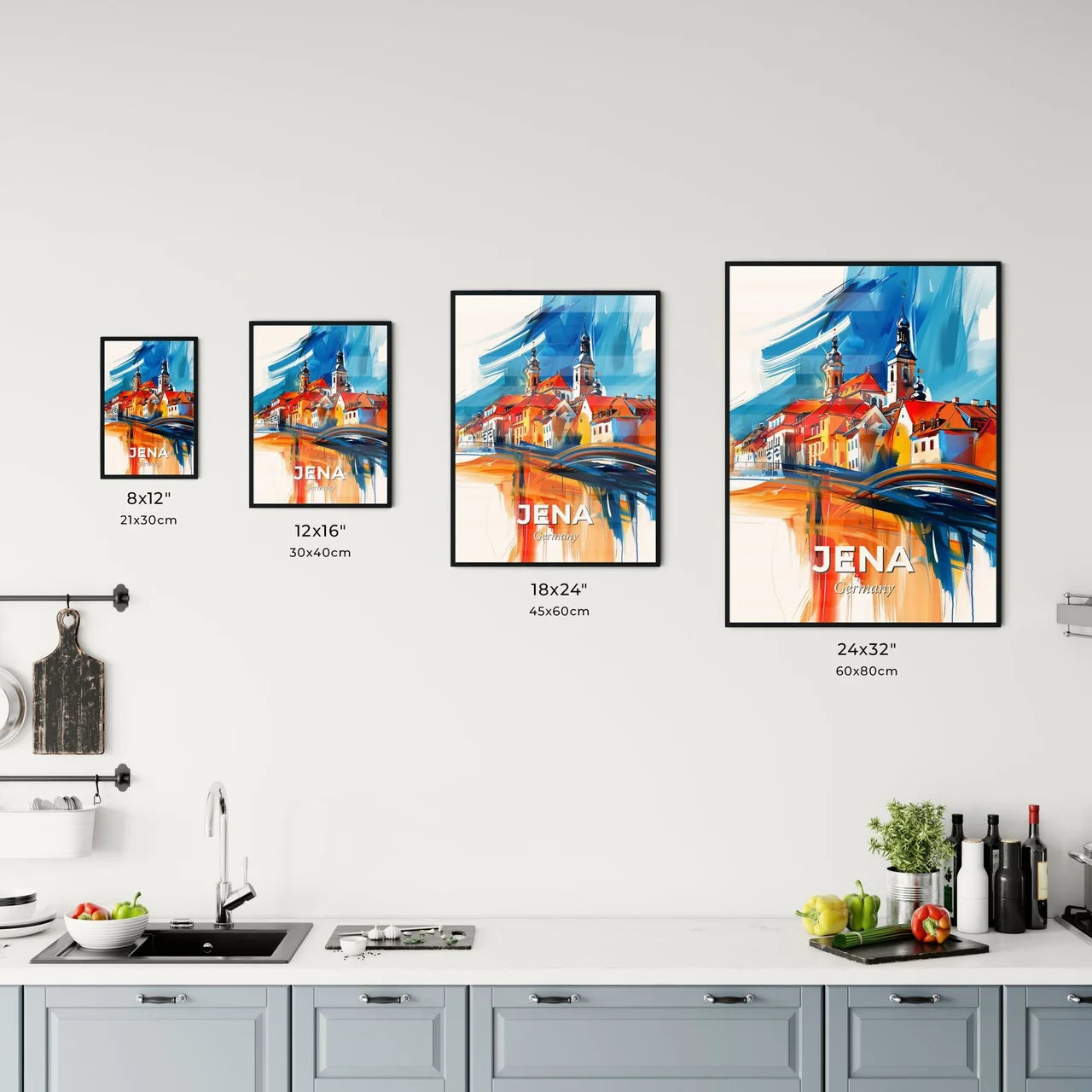 Vibrant Jena, Germany Kitchen Art
