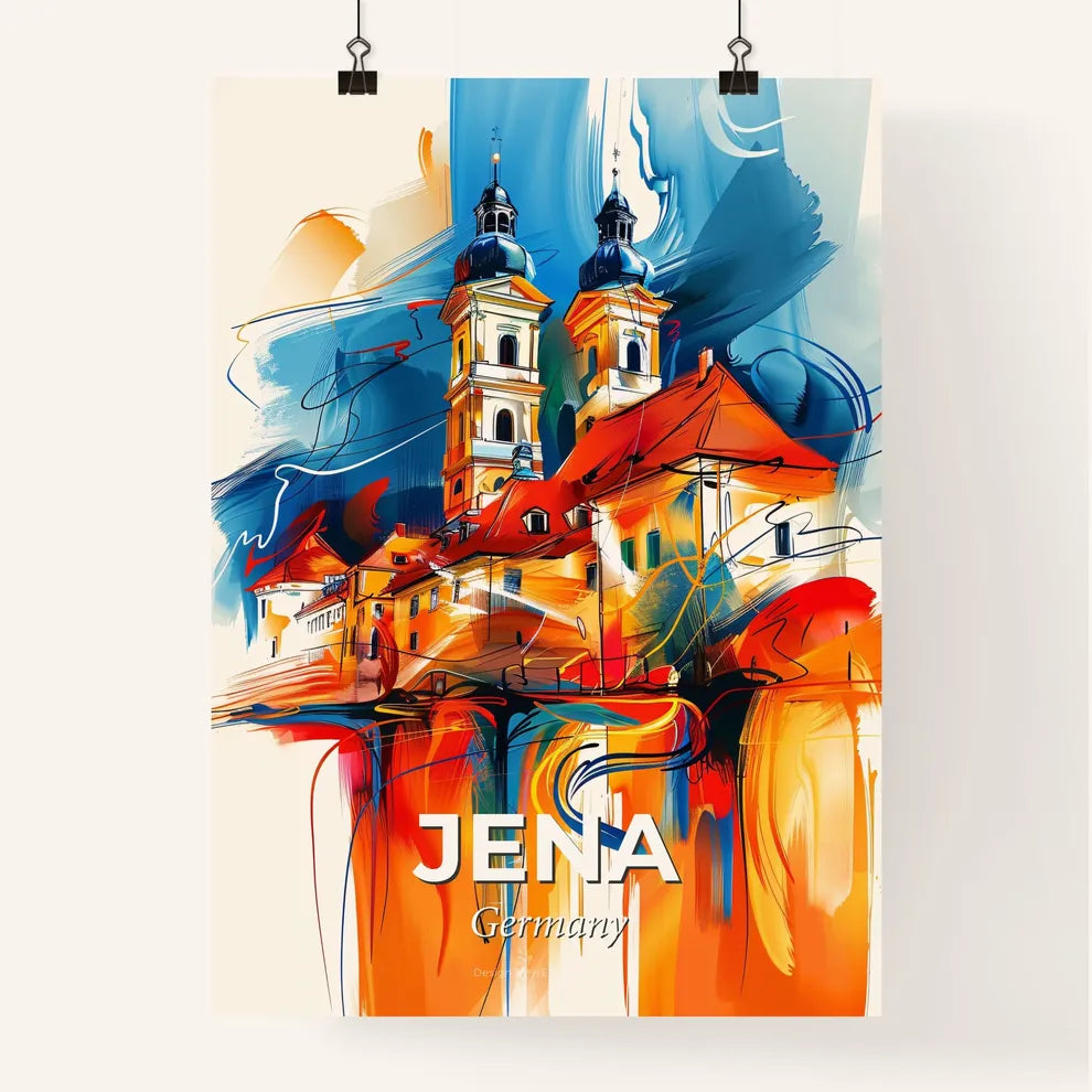 Vibrant Jena, Germany Poster