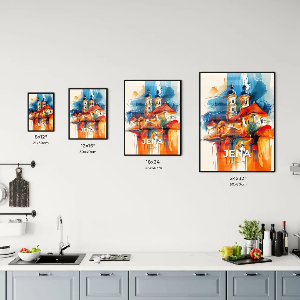Vibrant Jena, Germany Kitchen Art