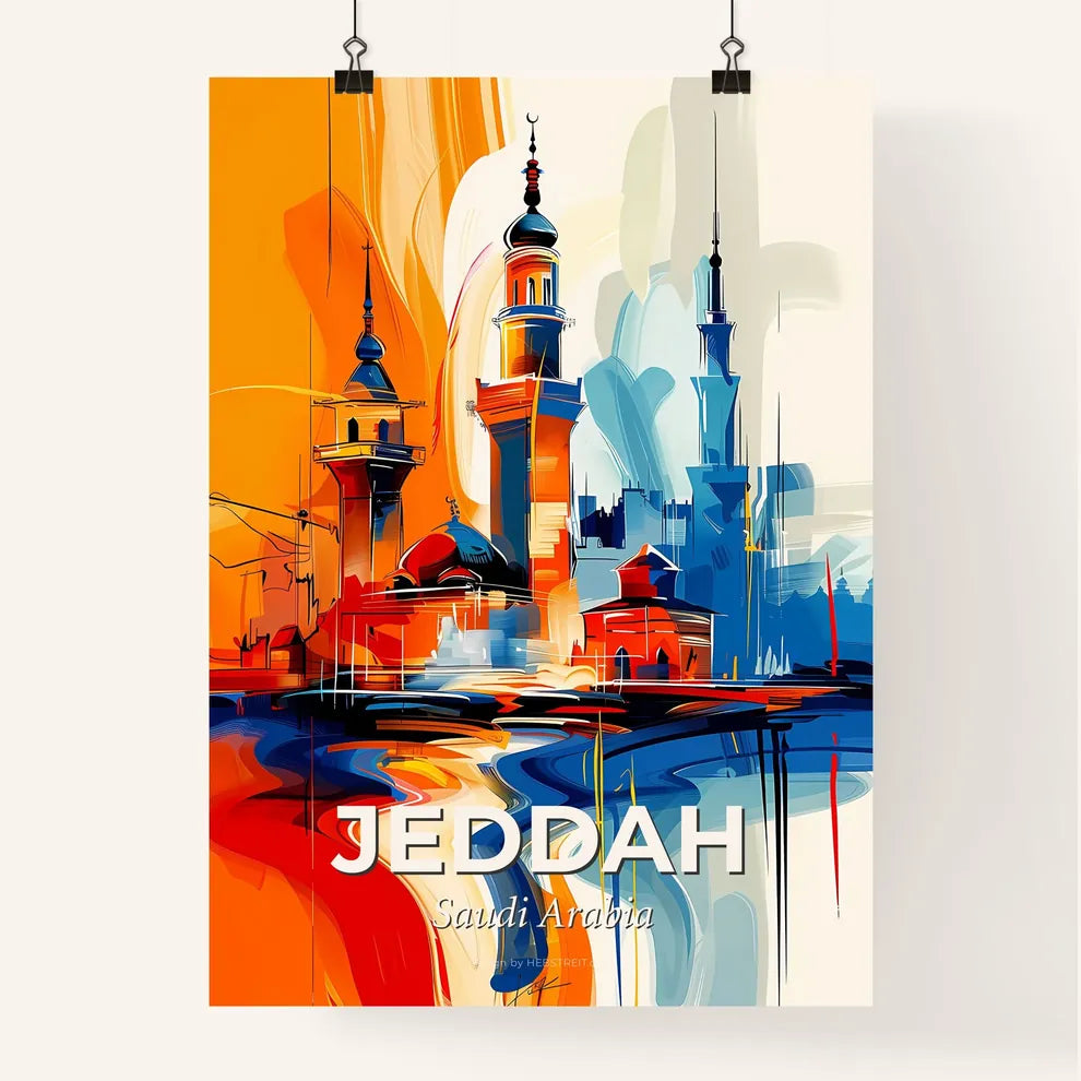 Vibrant Jeddah, Saudi Arabia Poster