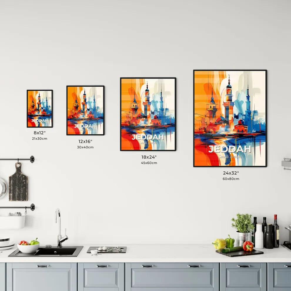 Vibrant Jeddah, Saudi Arabia Kitchen Art