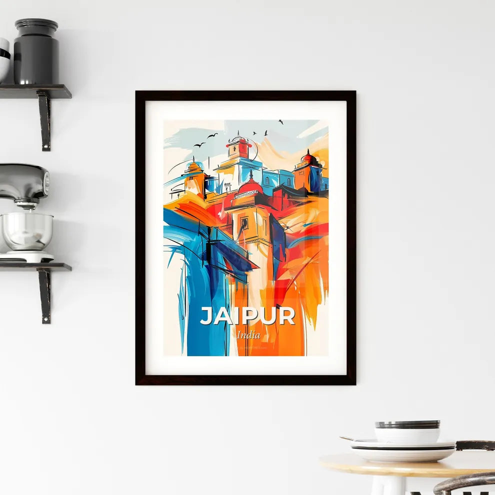 Vibrant Jaipur, India Framed Print