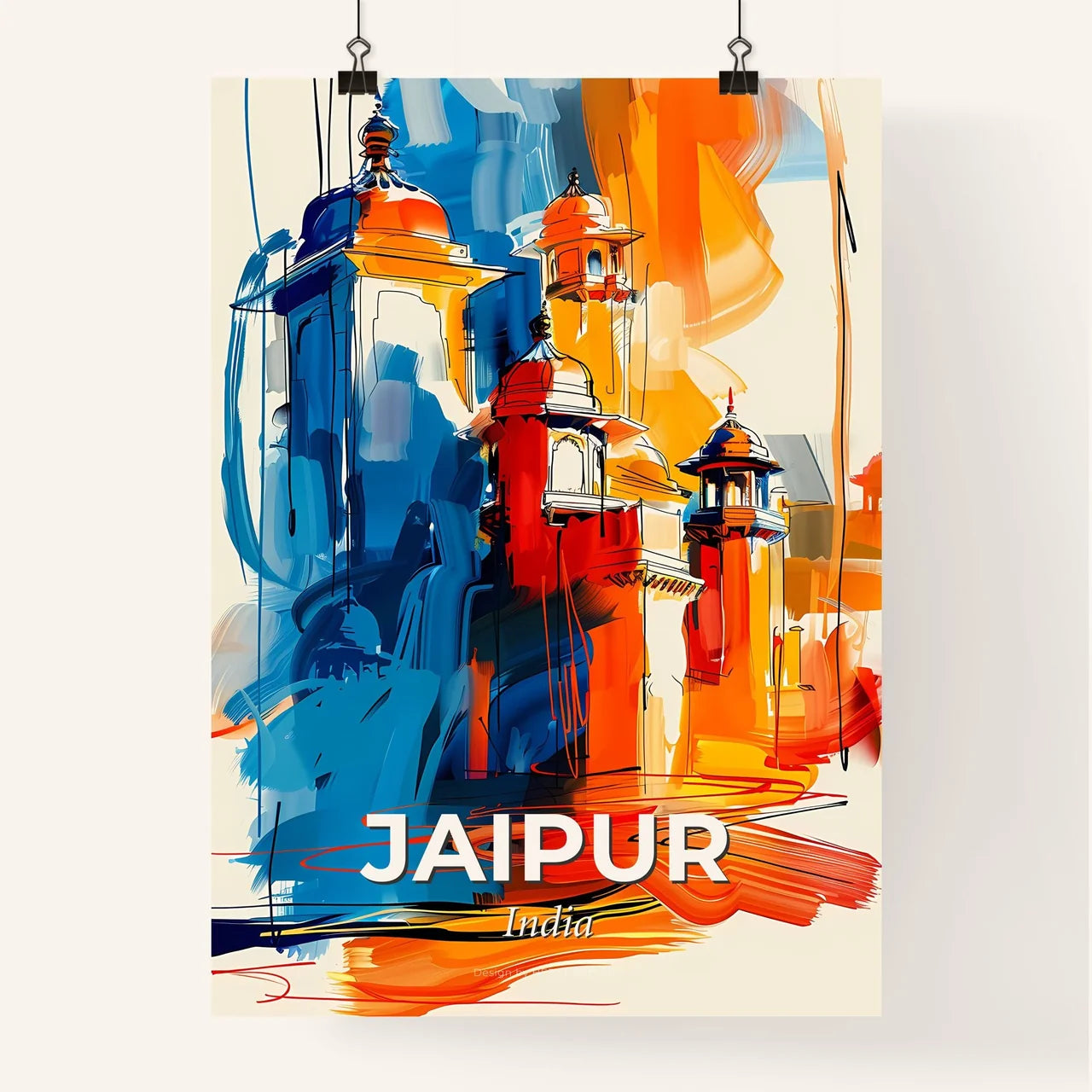 Vibrant Jaipur, India Poster