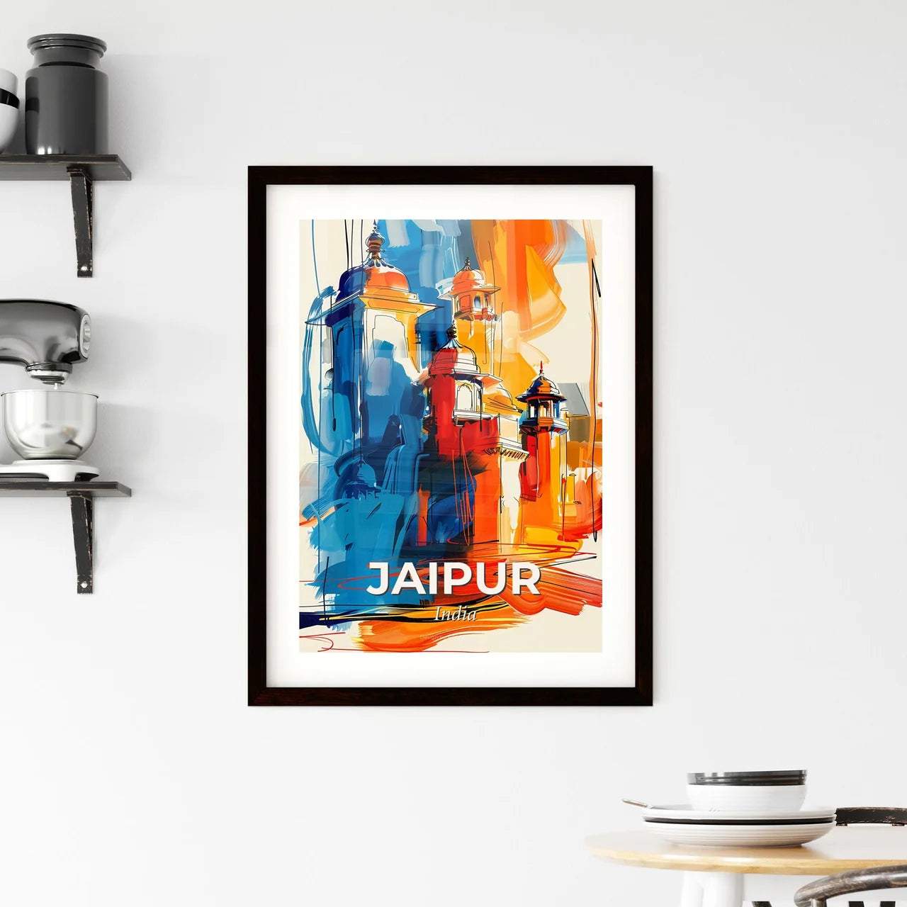 Vibrant Jaipur, India Framed Print