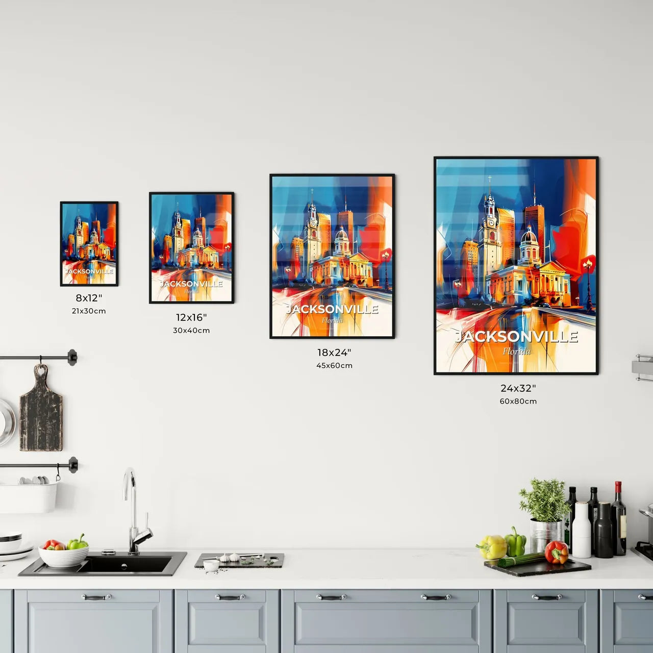 Vibrant Jacksonville, Florida Kitchen Art