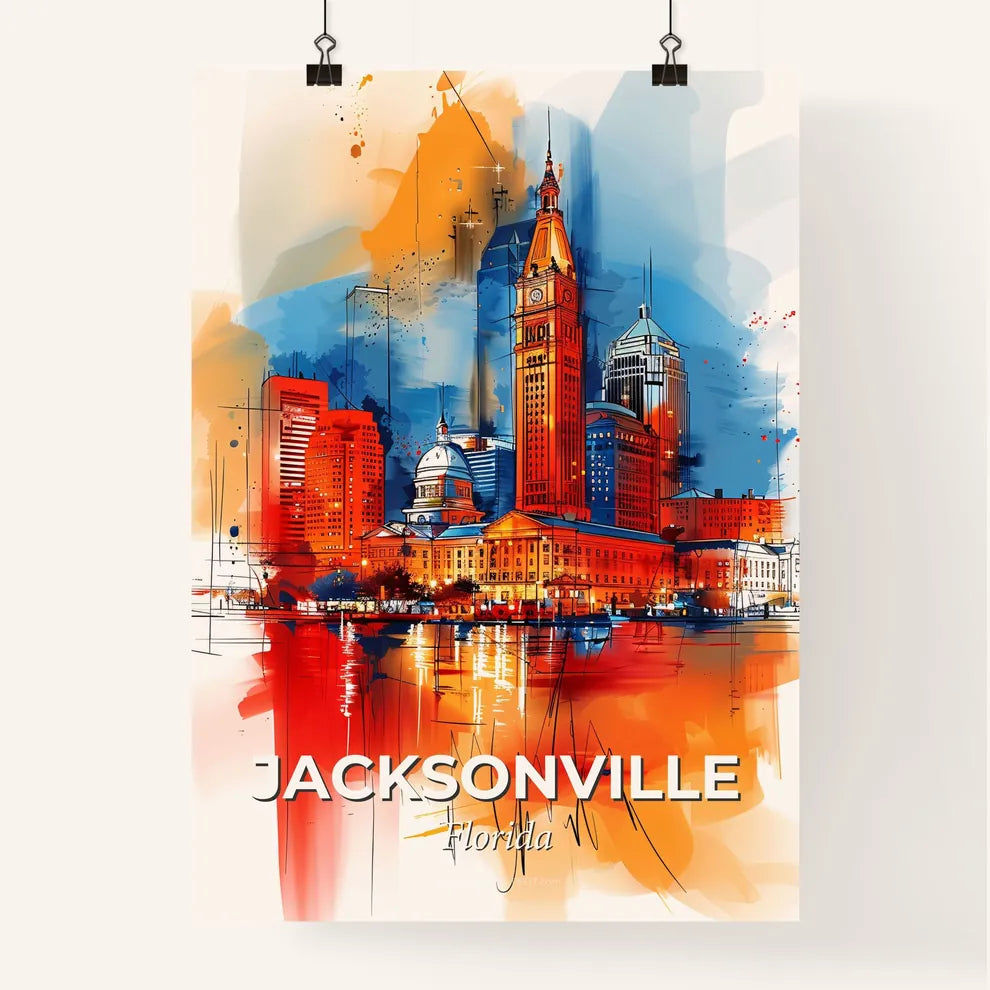 Vibrant Jacksonville, Florida Poster