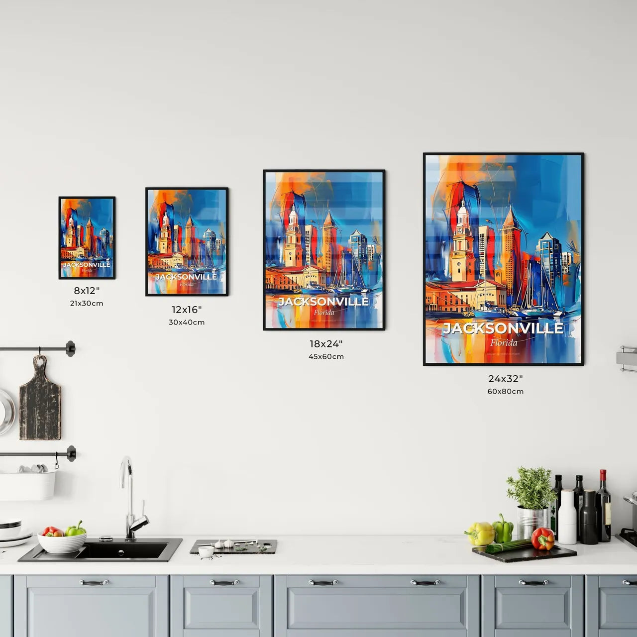 Vibrant Jacksonville, Florida Kitchen Art