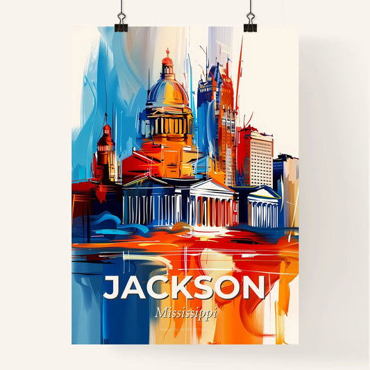 Vibrant Jackson, Mississippi Poster