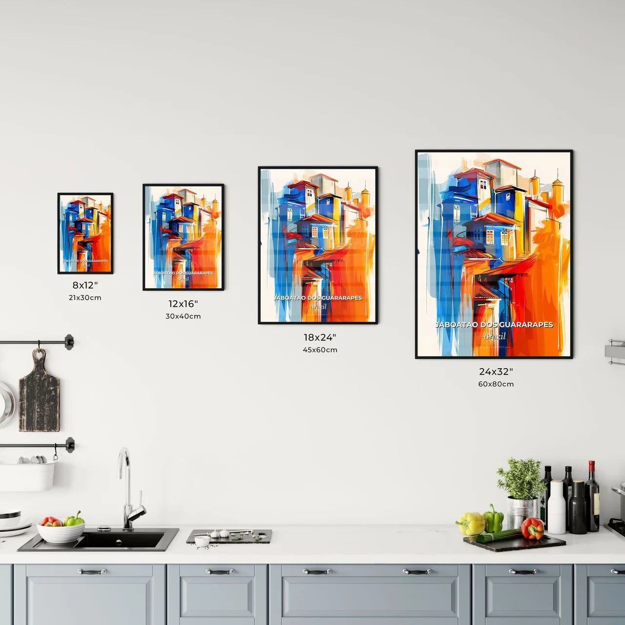 Vibrant Jaboatao Dos Guararapes, Brazil Kitchen Art