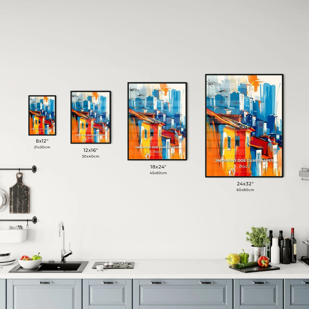 Vibrant Jaboatao Dos Guararapes, Brazil Kitchen Art