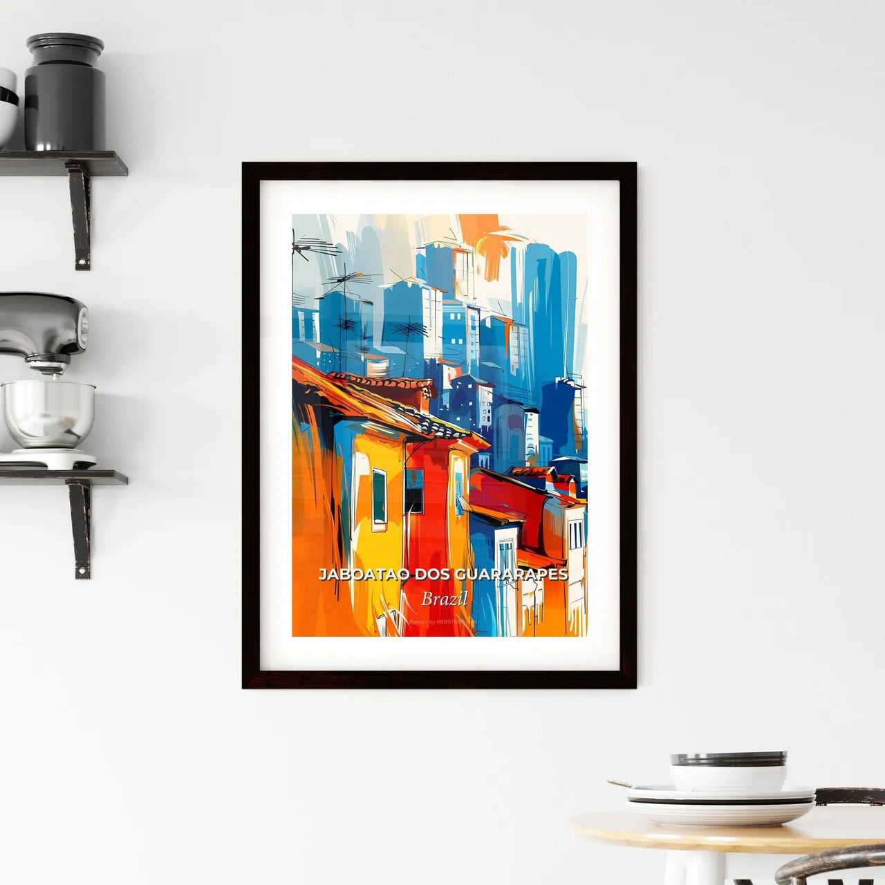 Vibrant Jaboatao Dos Guararapes, Brazil Framed Print