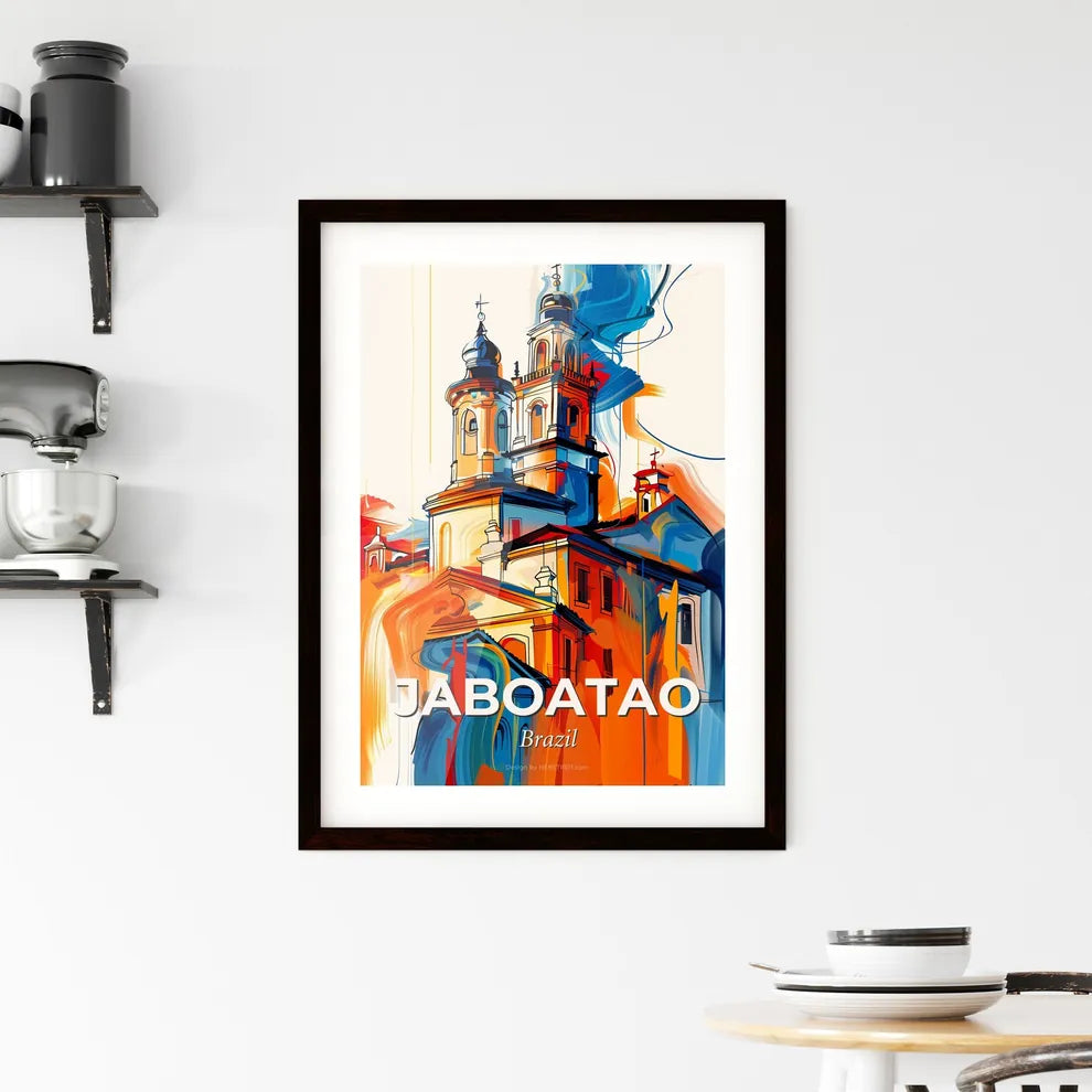 Vibrant Jaboatao, Brazil Framed Print