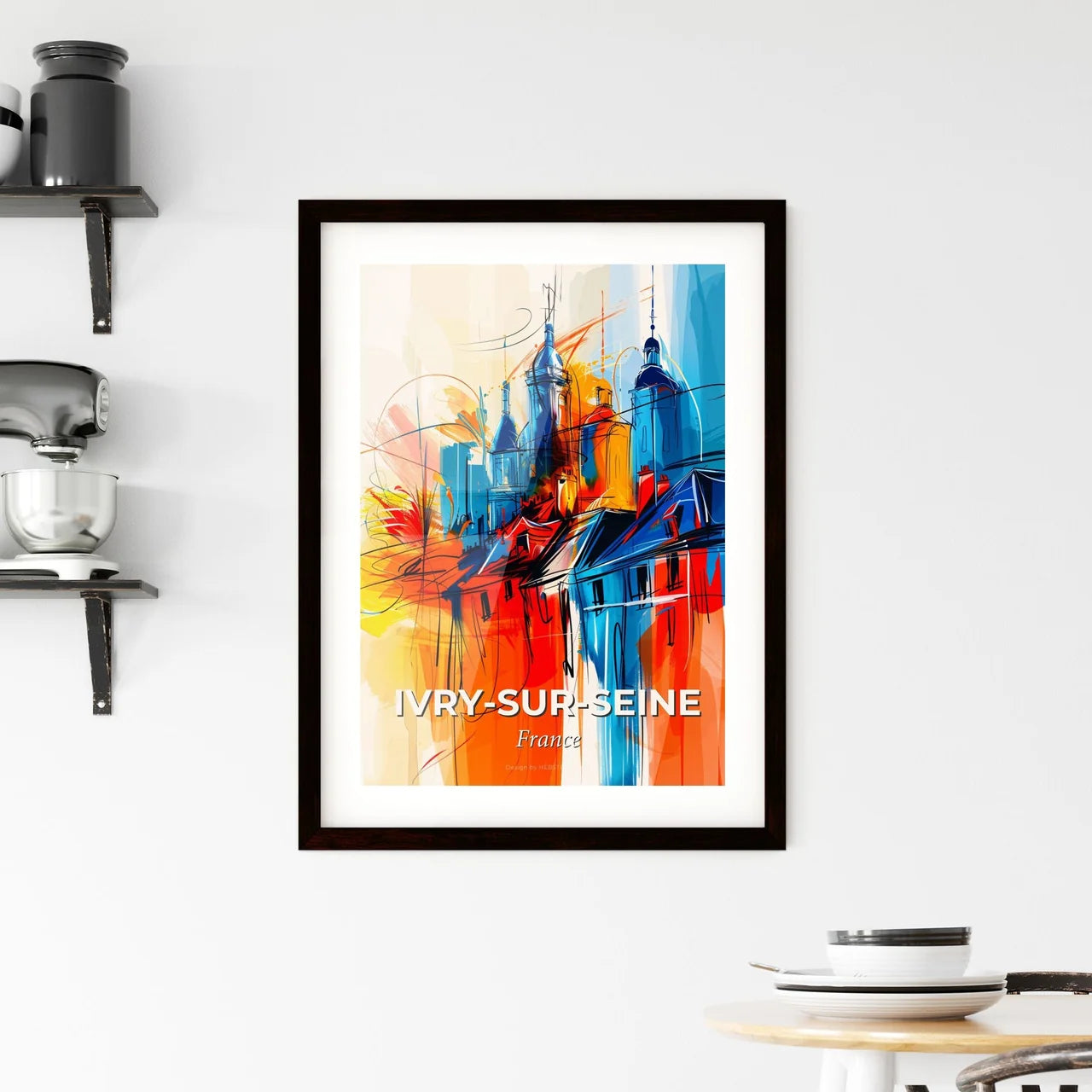 Vibrant Ivr Framed Print