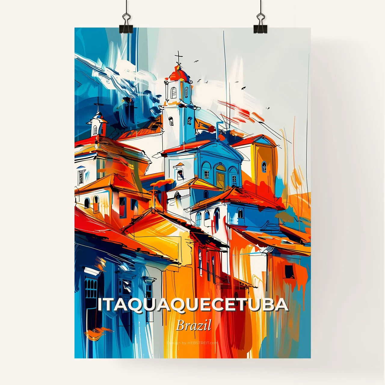 Vibrant Itaquaquecetuba, Brazil Poster