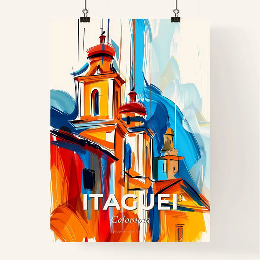 Vibrant Itaguei, Colombia Poster