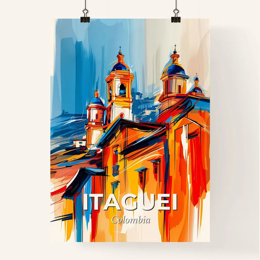 Vibrant Itaguei, Colombia Poster