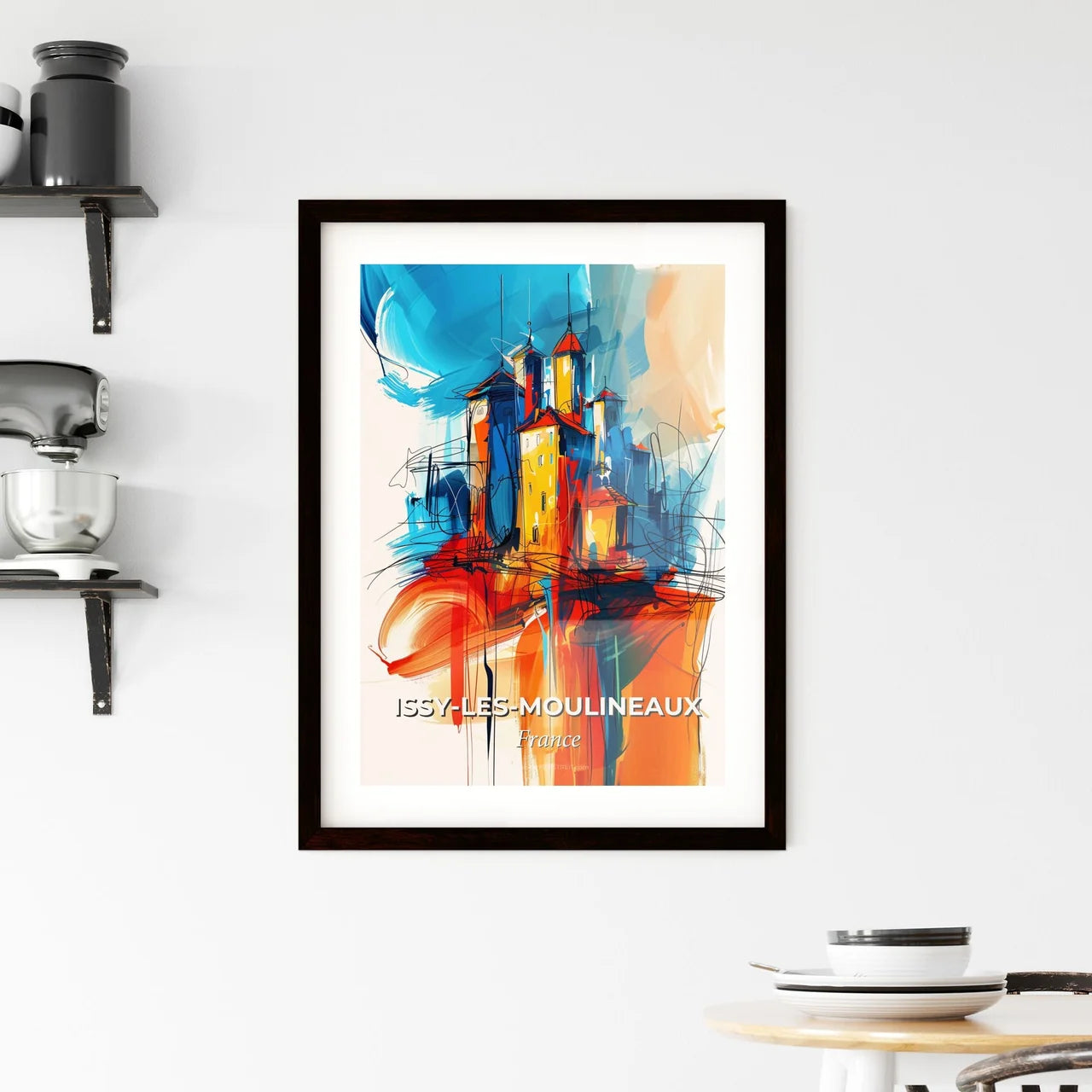 Vibrant Iss Framed Print