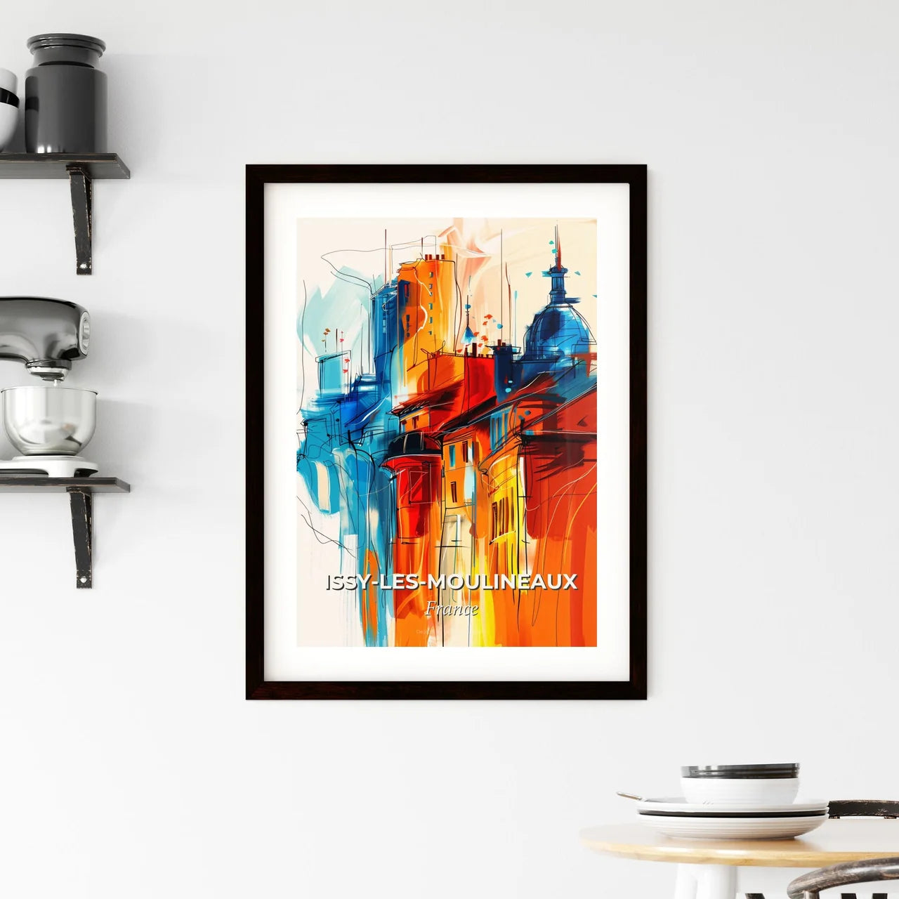 Vibrant Iss Framed Print