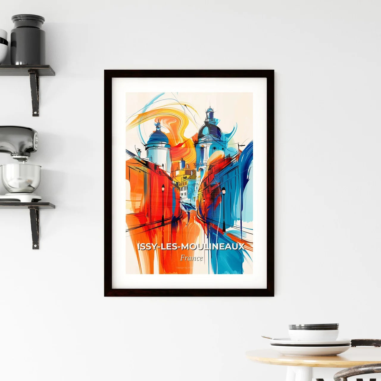 Vibrant Iss Framed Print
