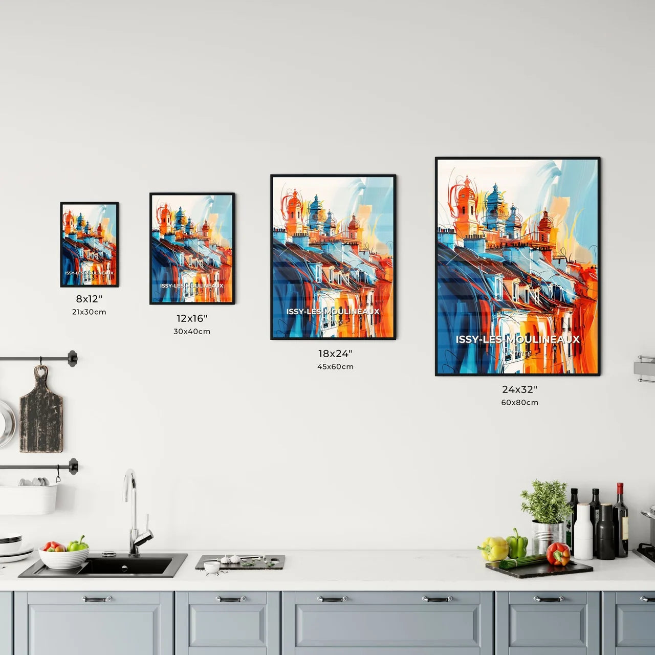 Vibrant Iss Kitchen Art