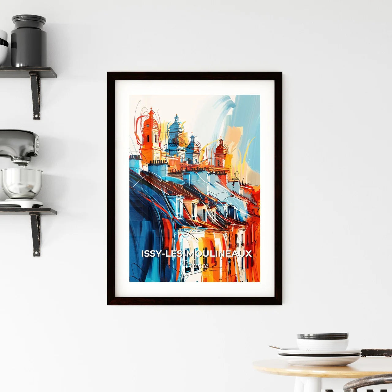 Vibrant Iss Framed Print