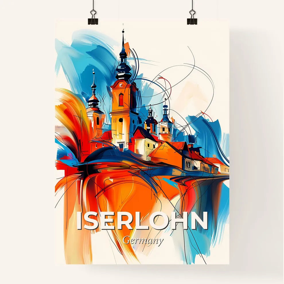 Vibrant Iserlohn, Germany Poster