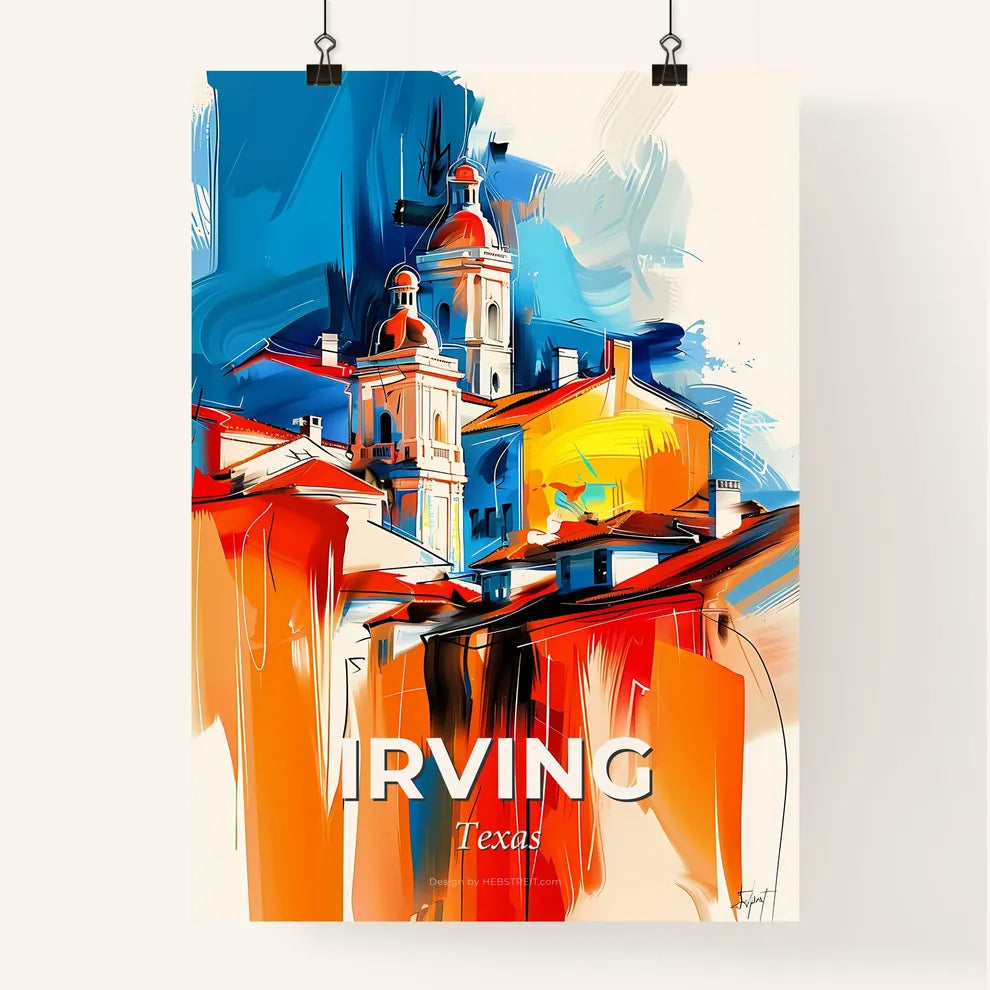 Vibrant Irving, Texas Poster