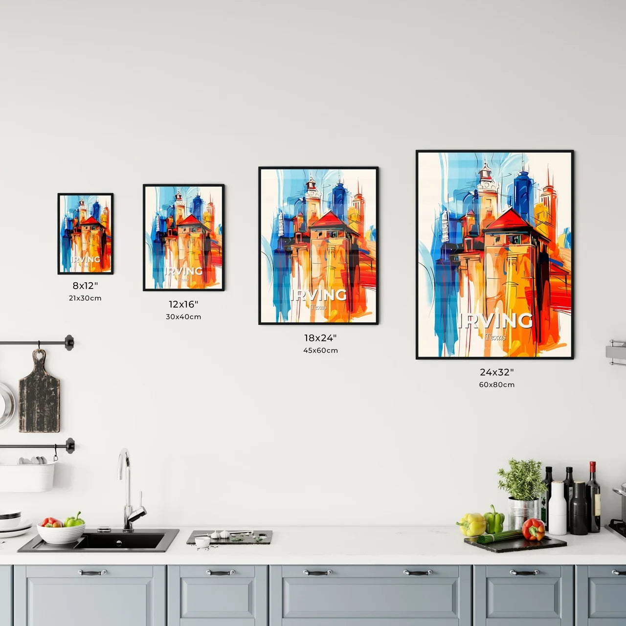 Vibrant Irving, Texas Kitchen Art
