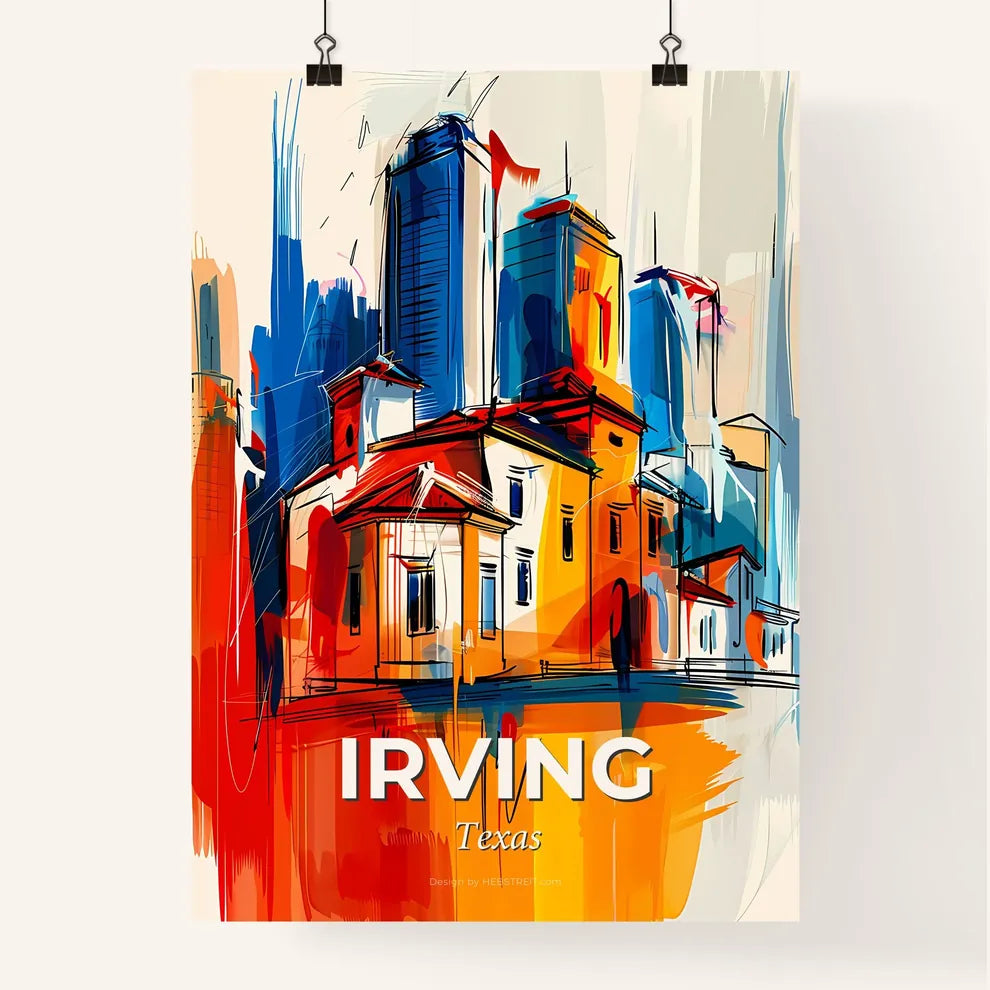 Vibrant Irving, Texas Poster