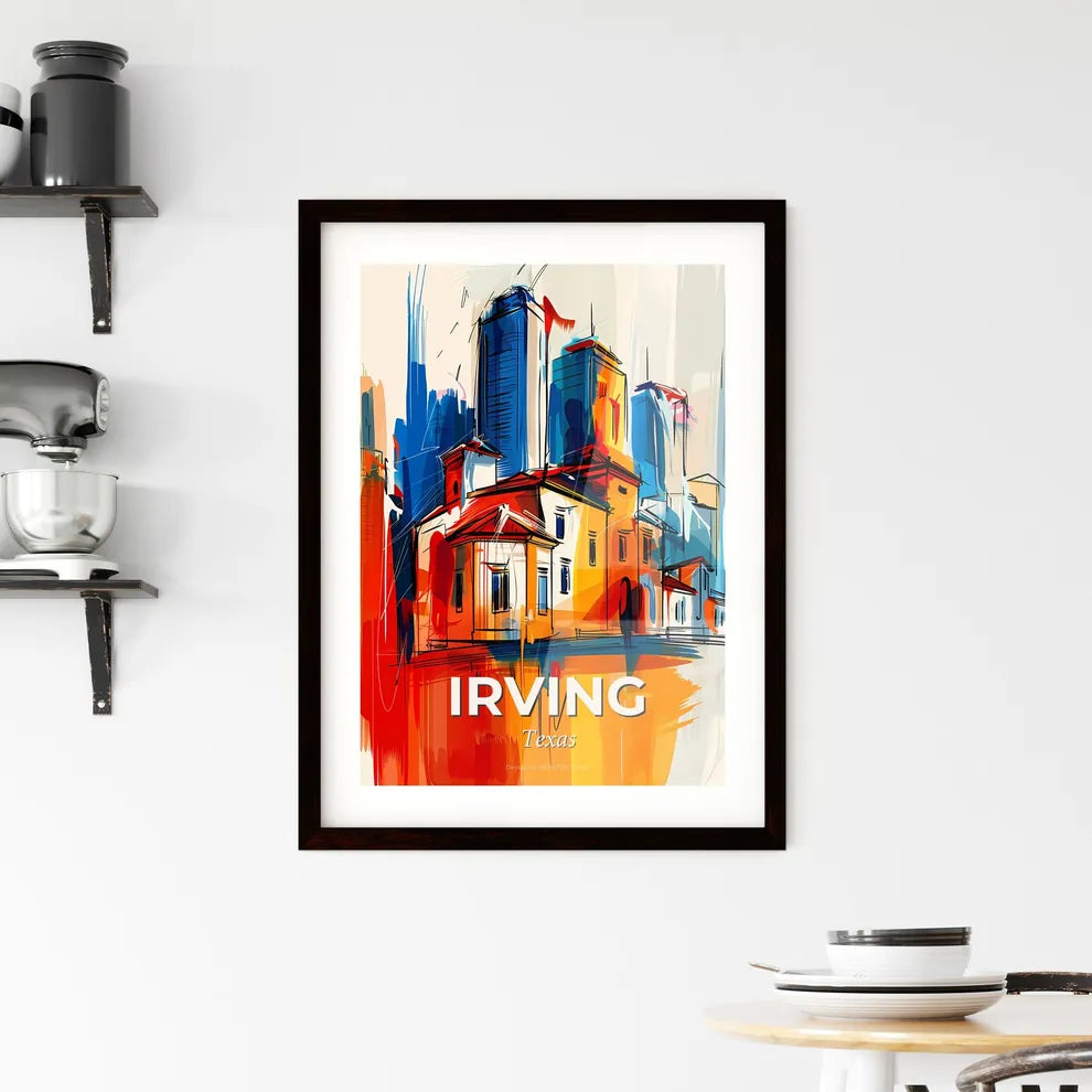 Vibrant Irving, Texas Framed Print