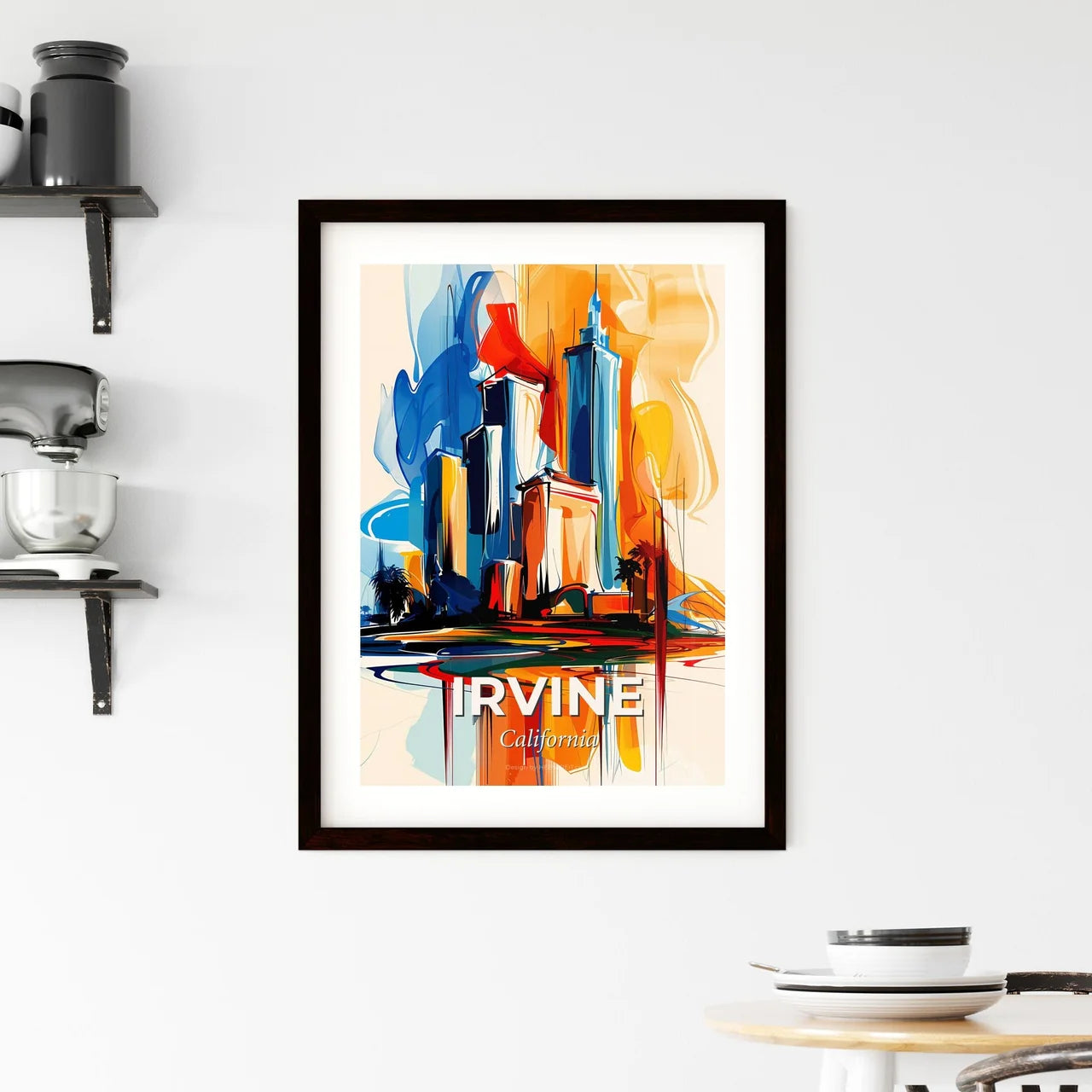 Vibrant Irvine, California Framed Print