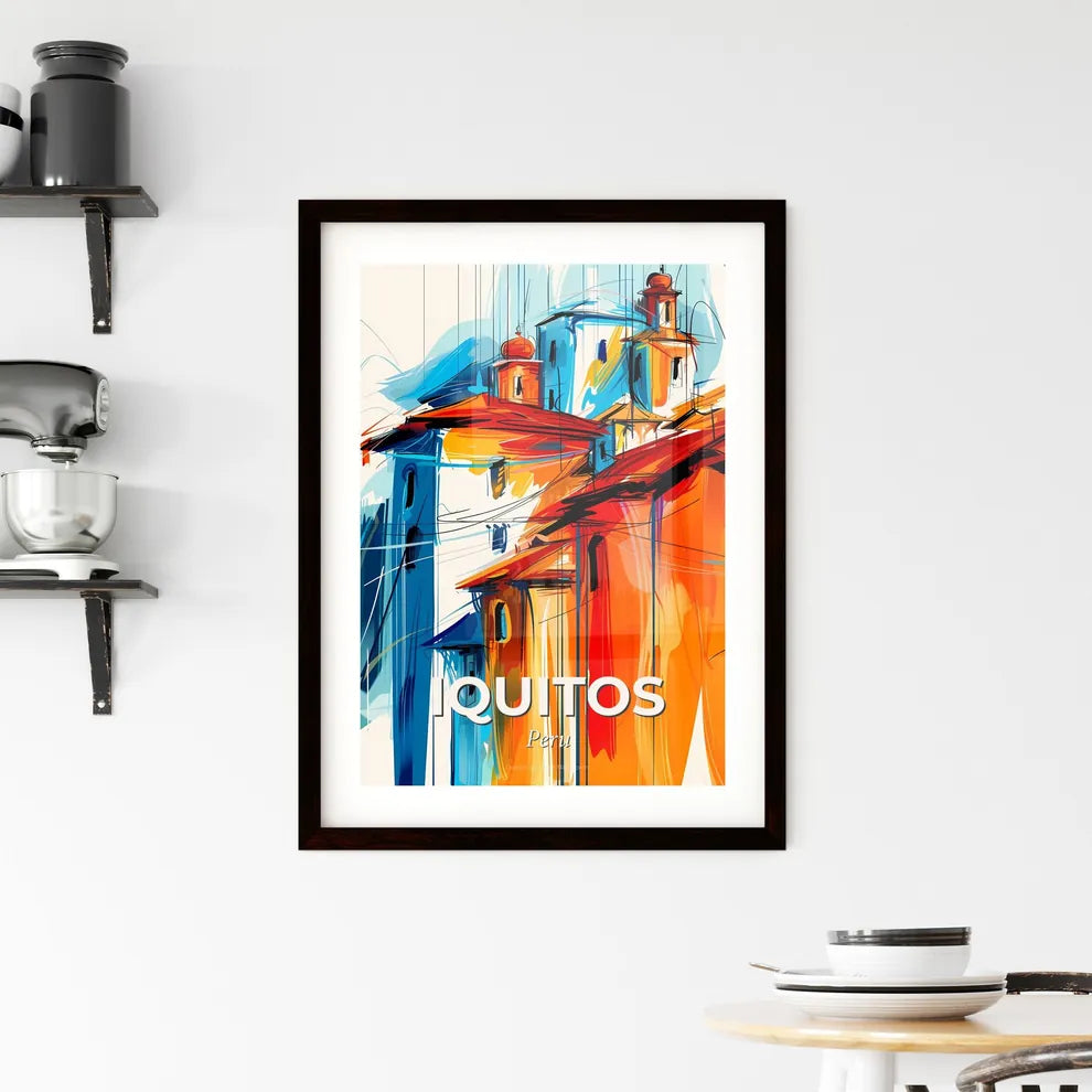 Vibrant Iquitos, Peru Framed Print
