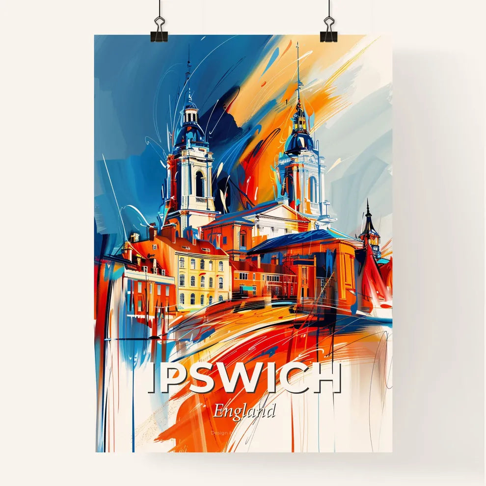 Vibrant Ipswich, England Poster