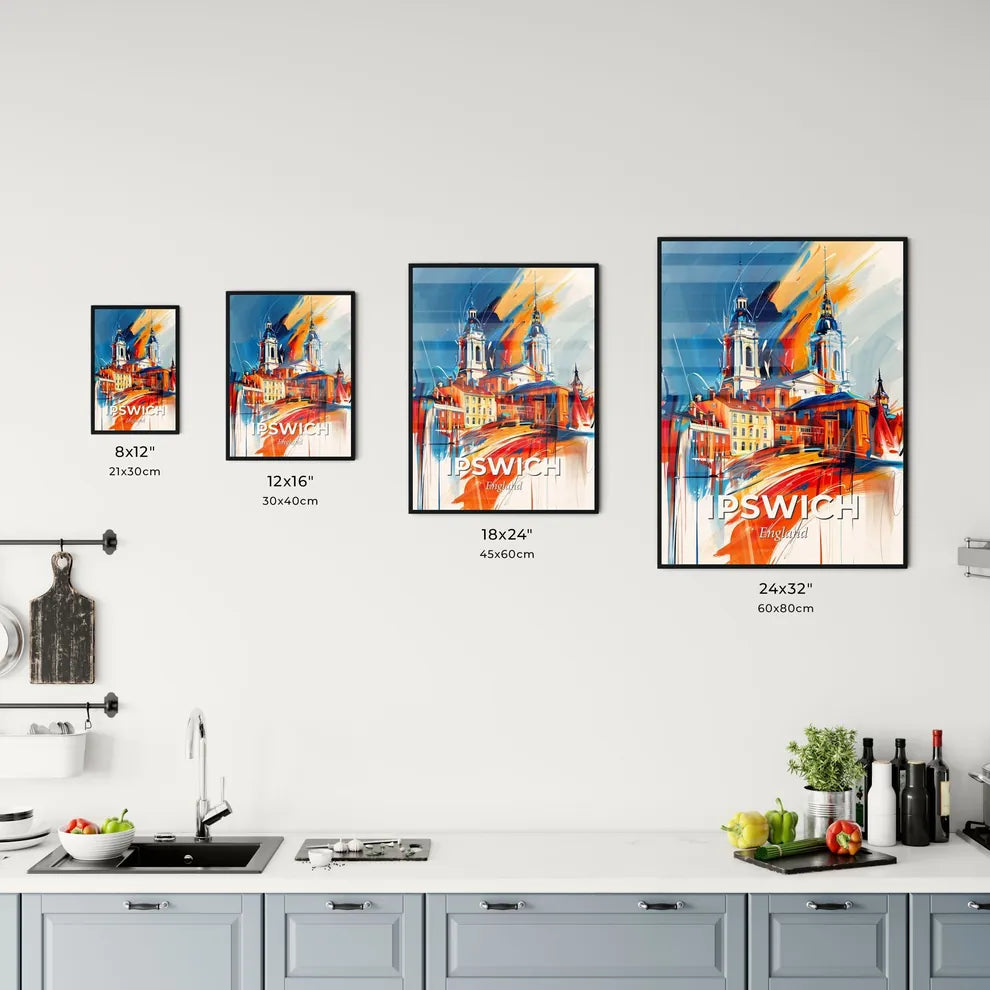 Vibrant Ipswich, England Kitchen Art