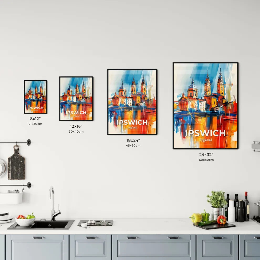 Vibrant Ipswich, England Kitchen Art